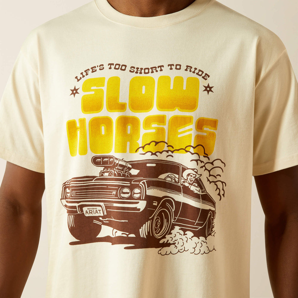 Sendero Slow Horses T-Shirt Men - SANDSHELL