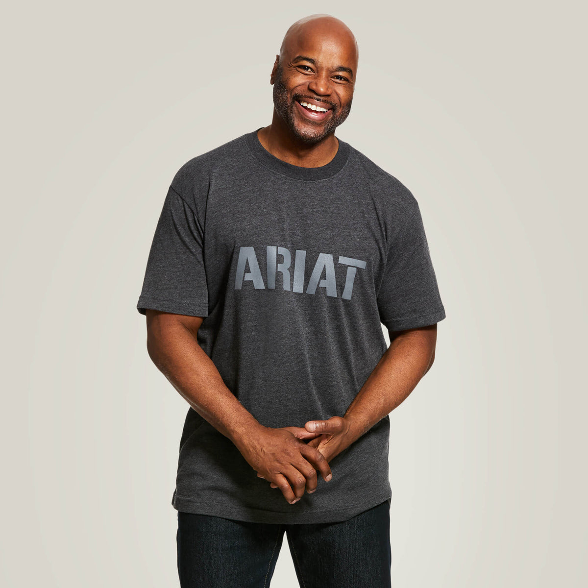 Rebar Cotton Strong Block Men - CHARCOAL HEATHER