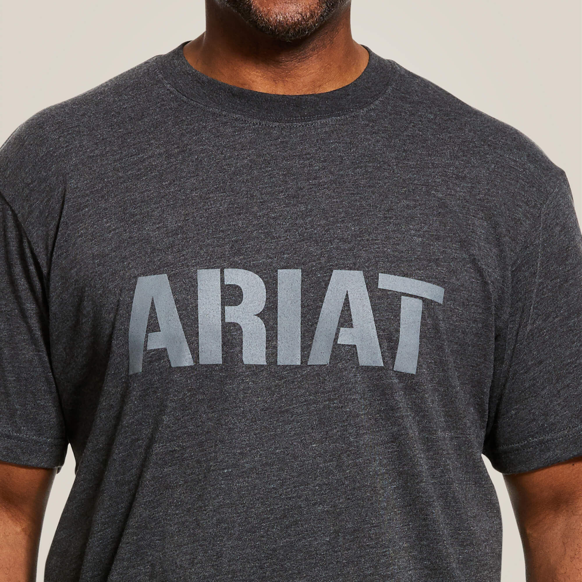 Rebar Cotton Strong Block Men - CHARCOAL HEATHER