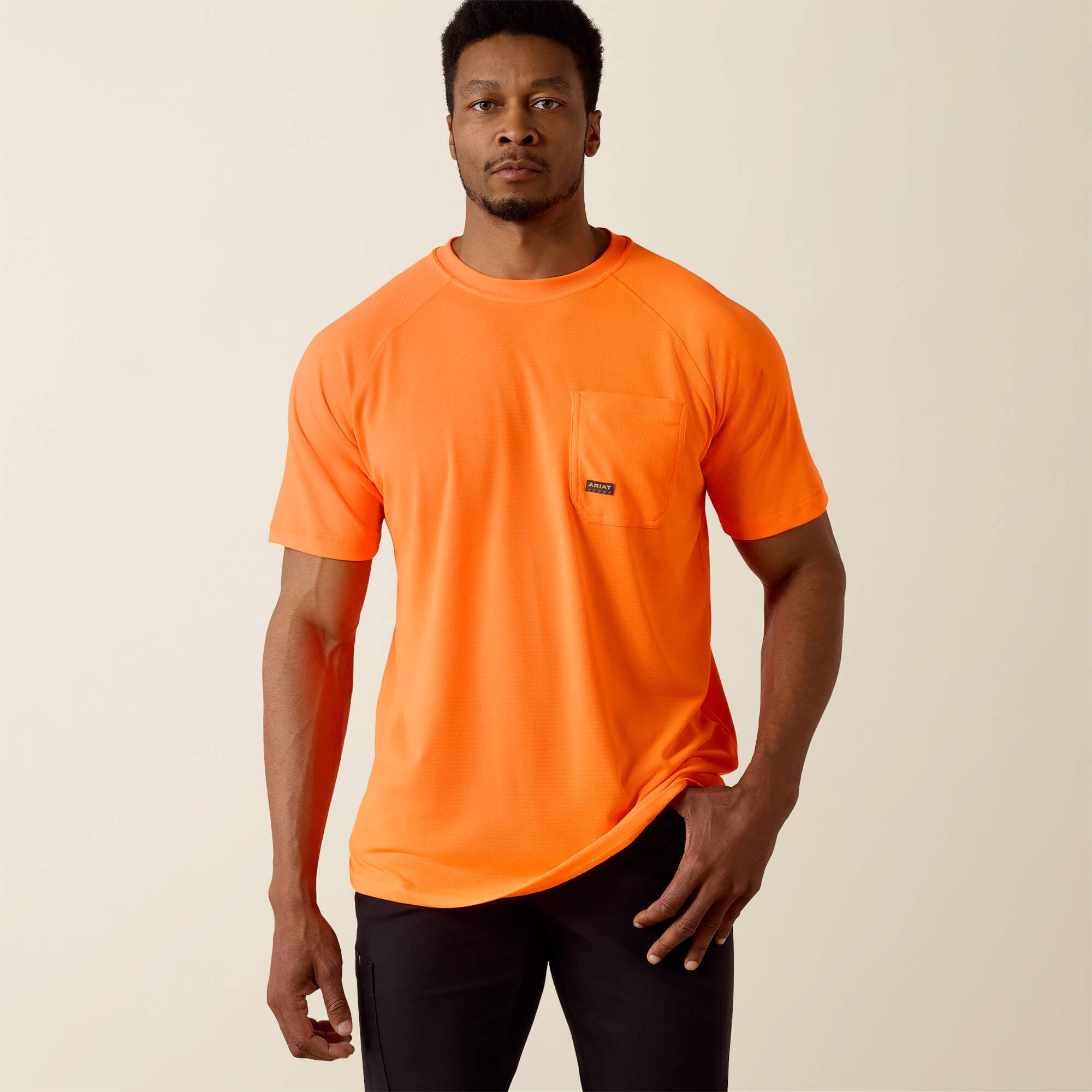 Rebar Heat Fighter T-Shirt Men - NEON ORANGE