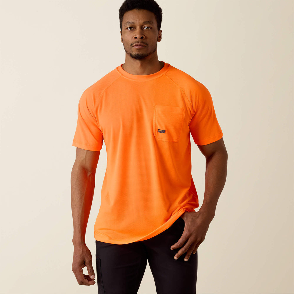 Rebar Heat Fighter T-Shirt Men - NEON ORANGE