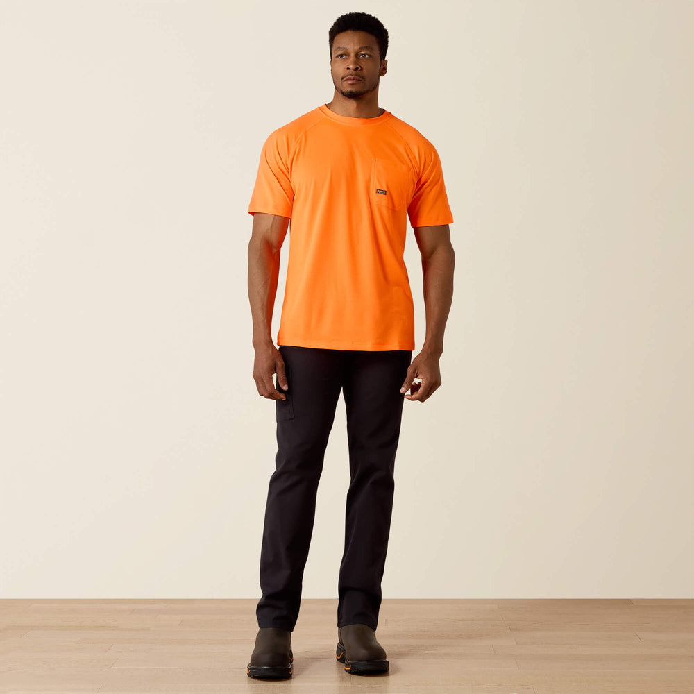 Rebar Heat Fighter T-Shirt Men - NEON ORANGE