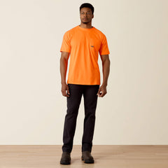 Rebar Heat Fighter T-Shirt Men - NEON ORANGE