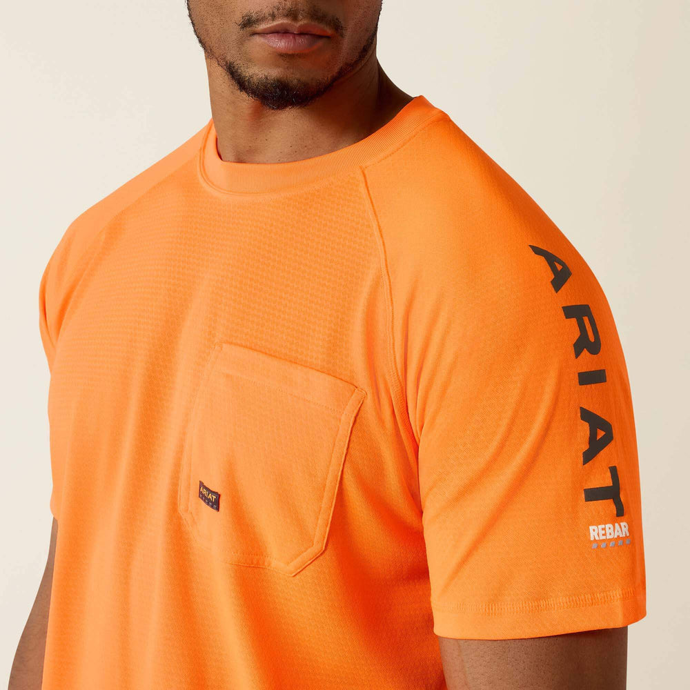 Rebar Heat Fighter T-Shirt Men - NEON ORANGE