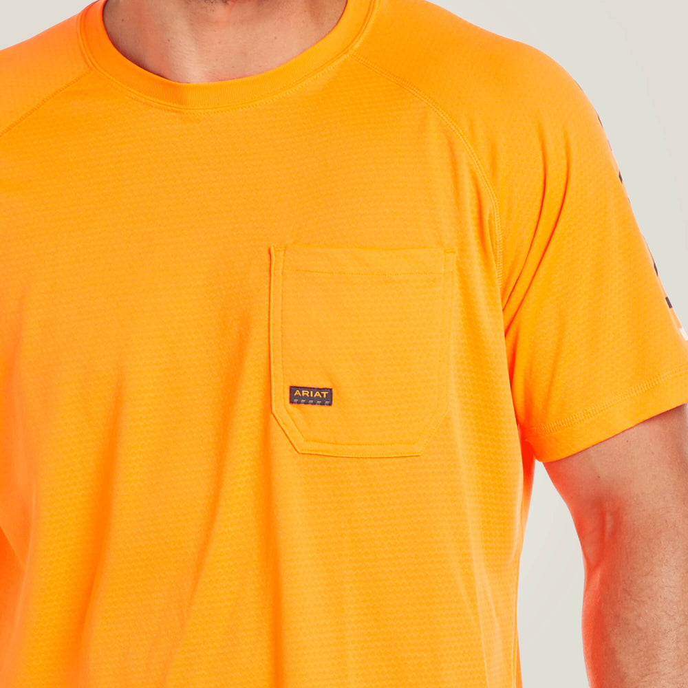 Rebar Heat Fighter T-Shirt Men - NEON ORANGE
