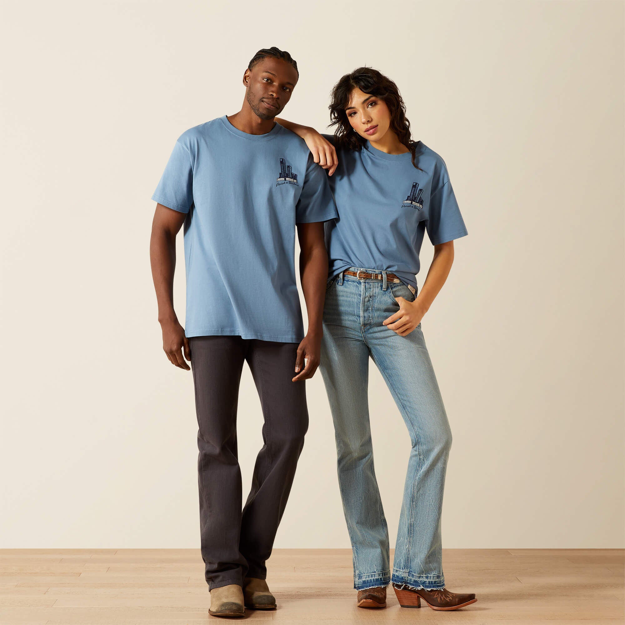 Sendero Country Fences T-Shirt Men - COPEN BLUE