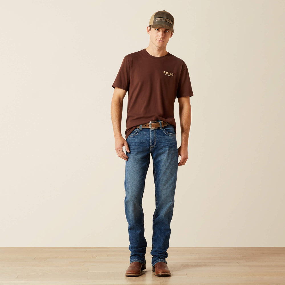 Ariat ‘They Ain’t Us’ T-Shirt Men - DEEP MAHOGANY