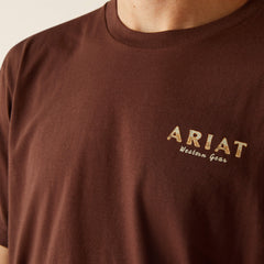 Ariat ‘They Ain’t Us’ T-Shirt Men - DEEP MAHOGANY