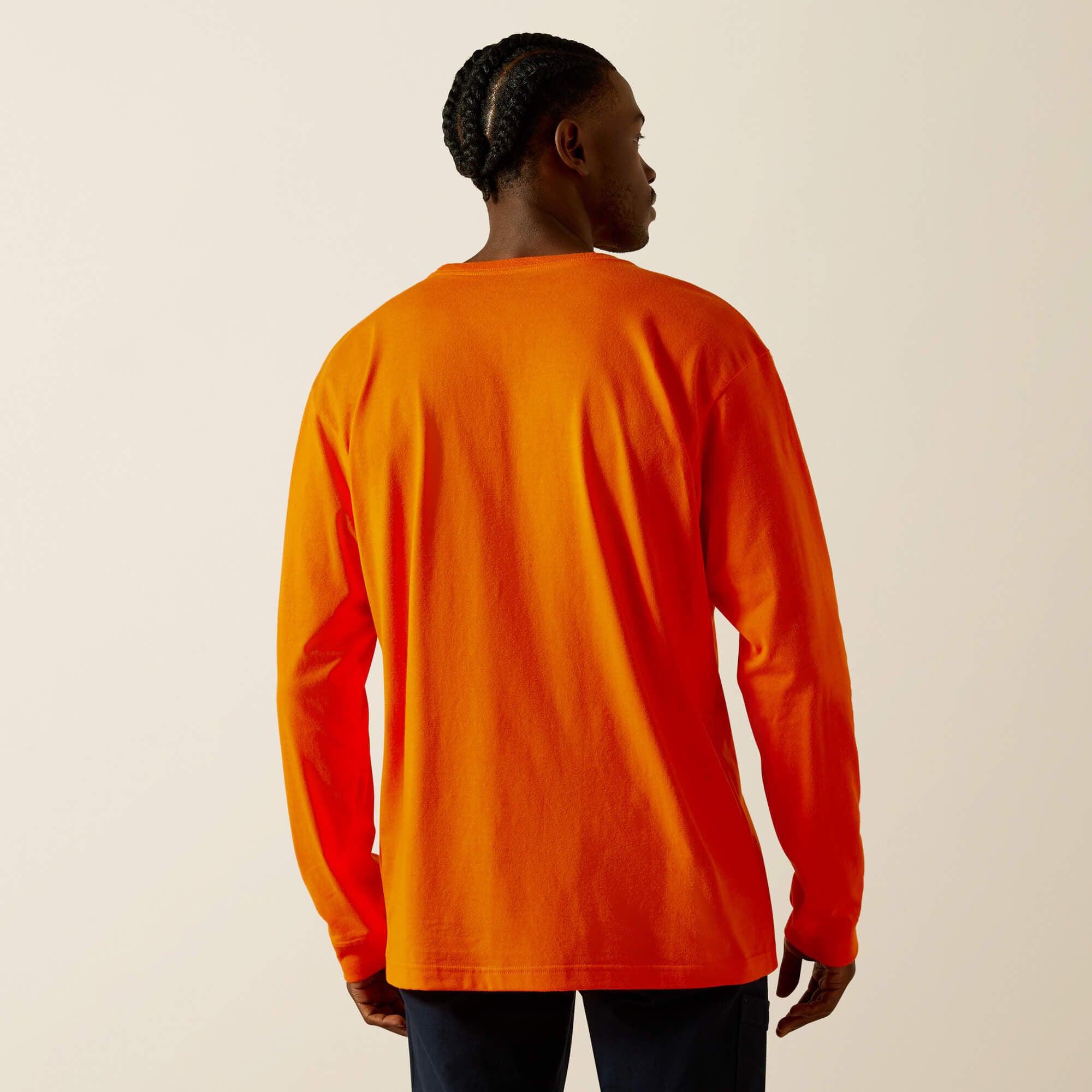 Rebar Cotton Strong Standard Pocket T-Shirt Men - SAFETY ORANGE