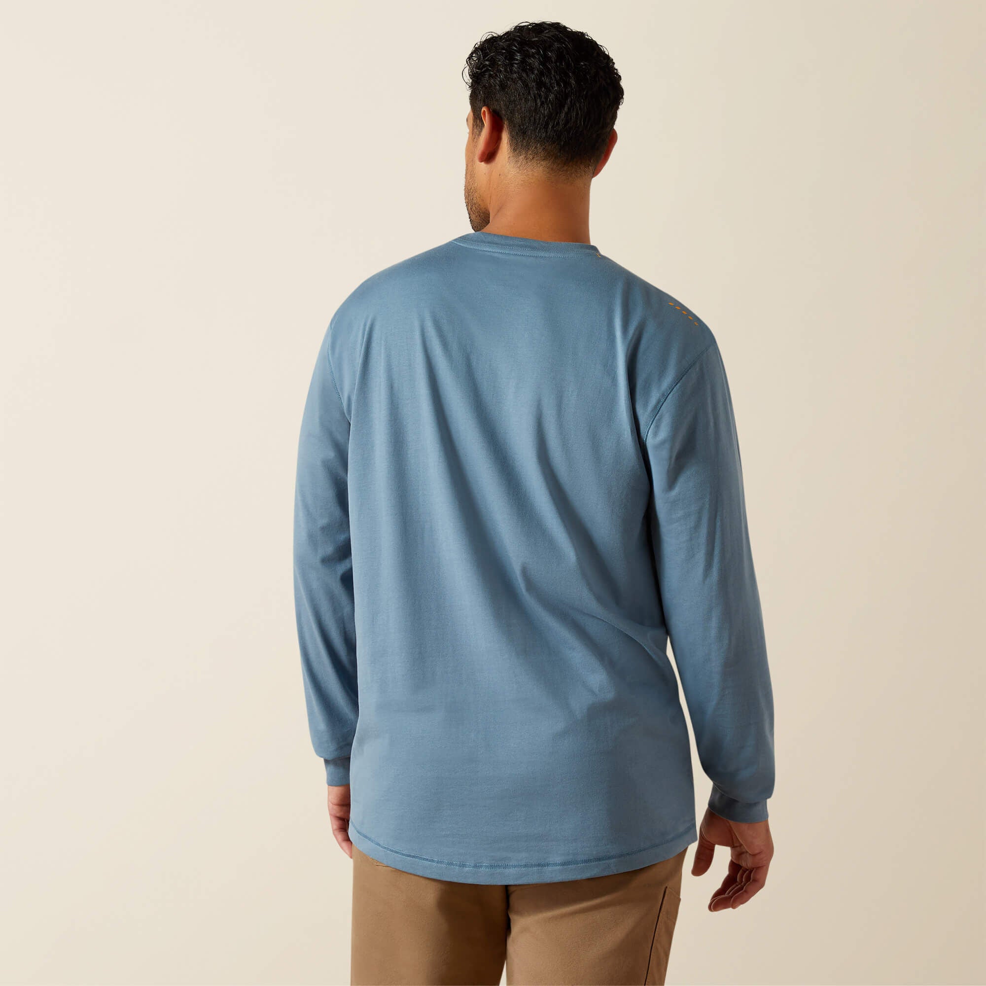 Rebar Workman Logo T-Shirt Men - BLUESTONE/DUSTY BLUE