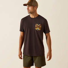 Ariat Southwest Longest Horn Classic Fit T-Shirt Men - VINTAGE BLACK