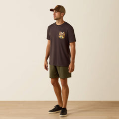 Ariat Southwest Longest Horn Classic Fit T-Shirt Men - VINTAGE BLACK