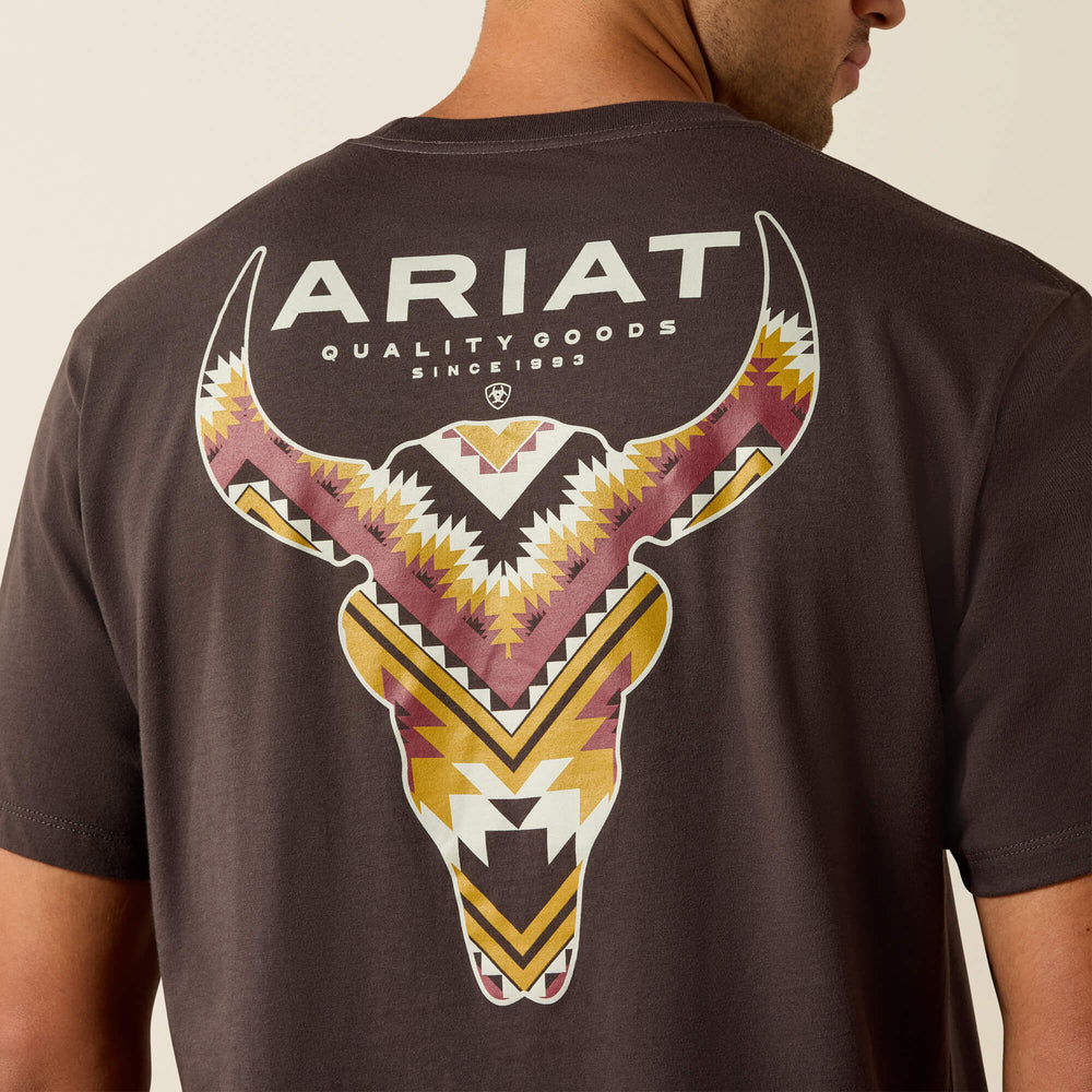 Ariat Southwest Longest Horn Classic Fit T-Shirt Men - VINTAGE BLACK