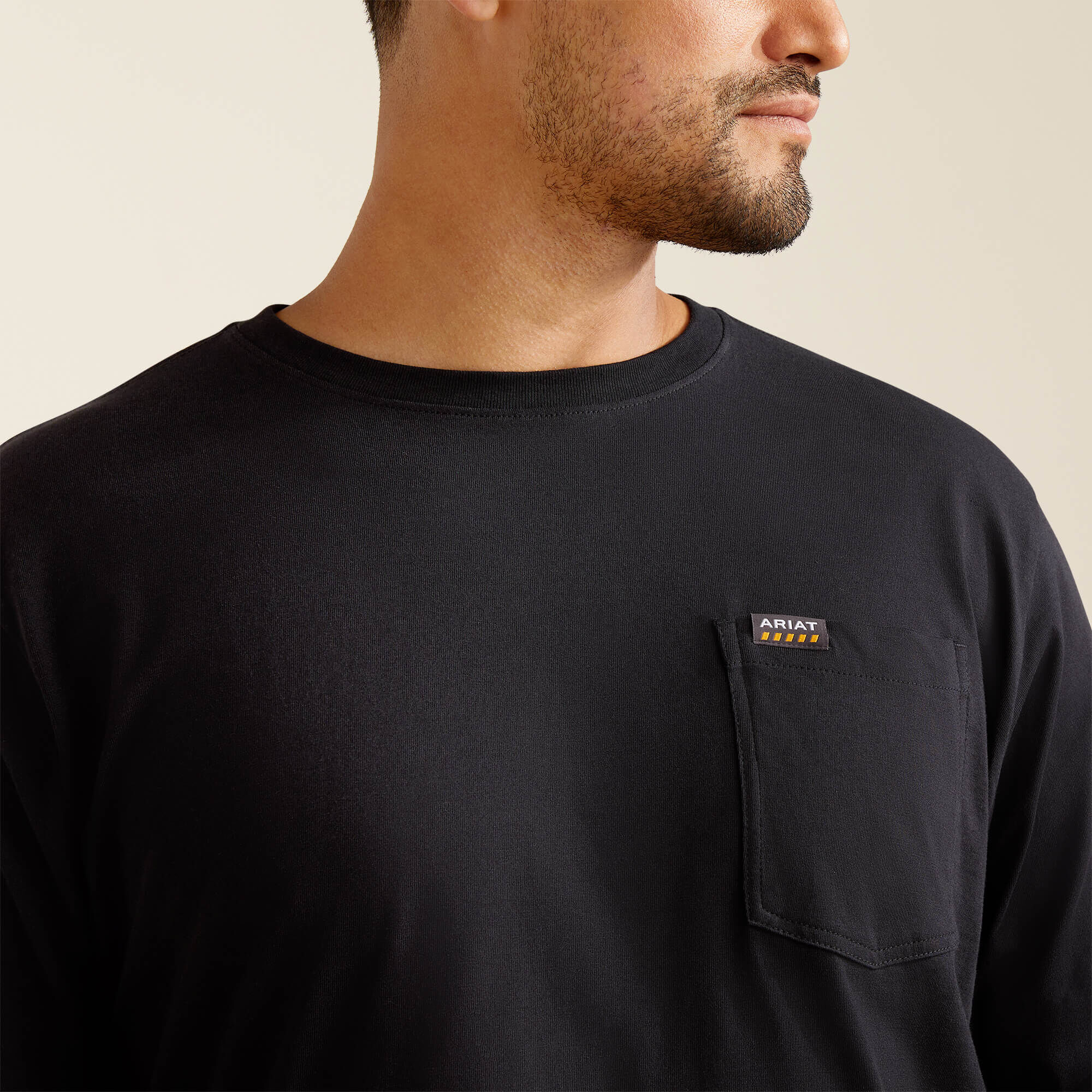 Rebar Cotton Strong Bare Knuckle T-Shirt Men - BLACK