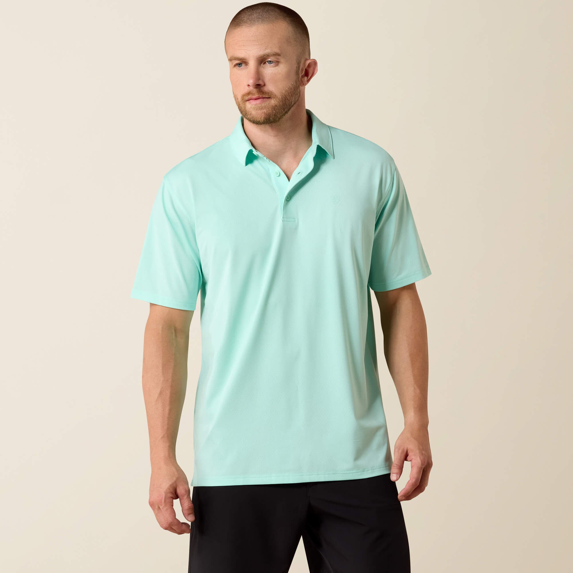 360 Airflow Classic Fit Polo Men - BEACH GLASS
