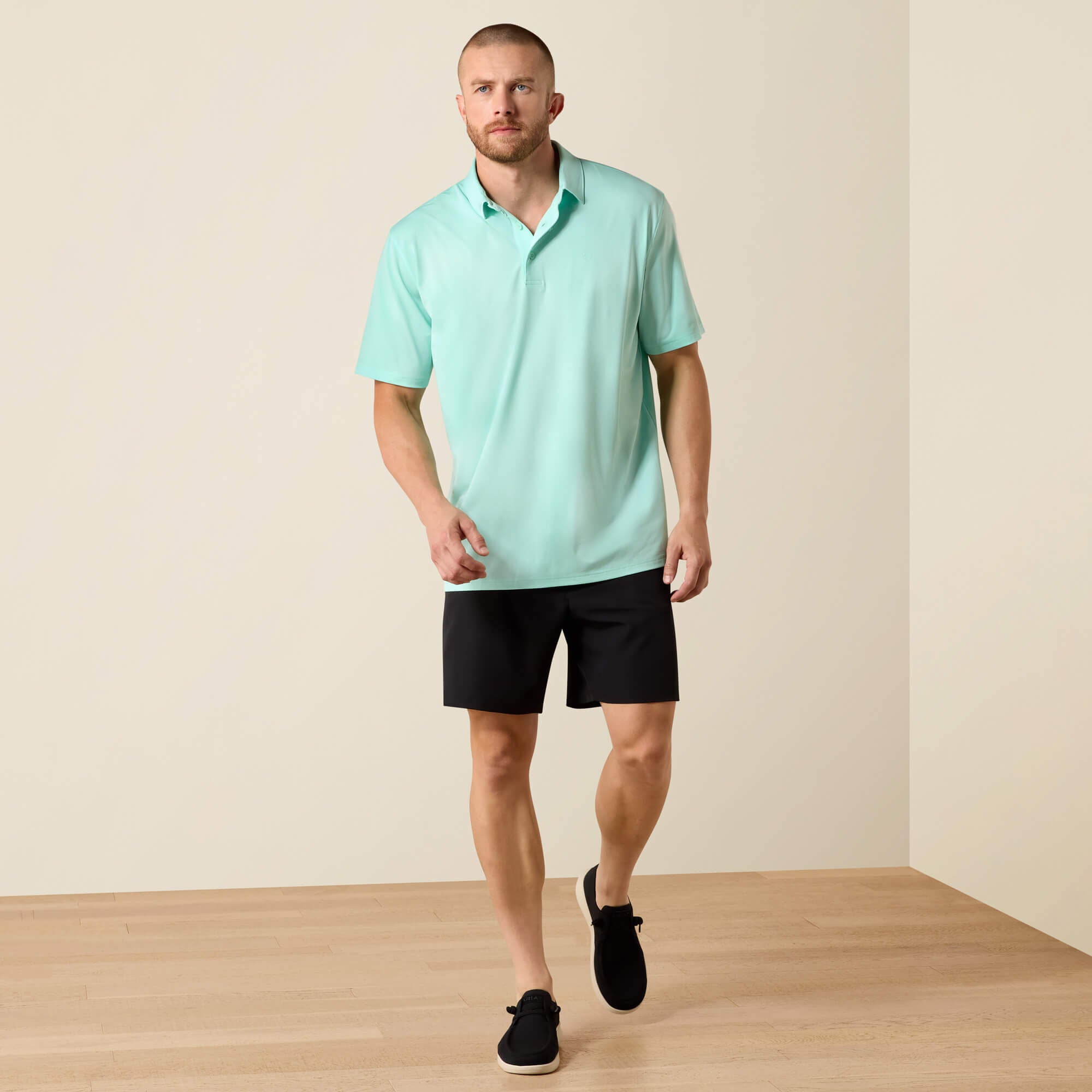 360 Airflow Classic Fit Polo Men - BEACH GLASS