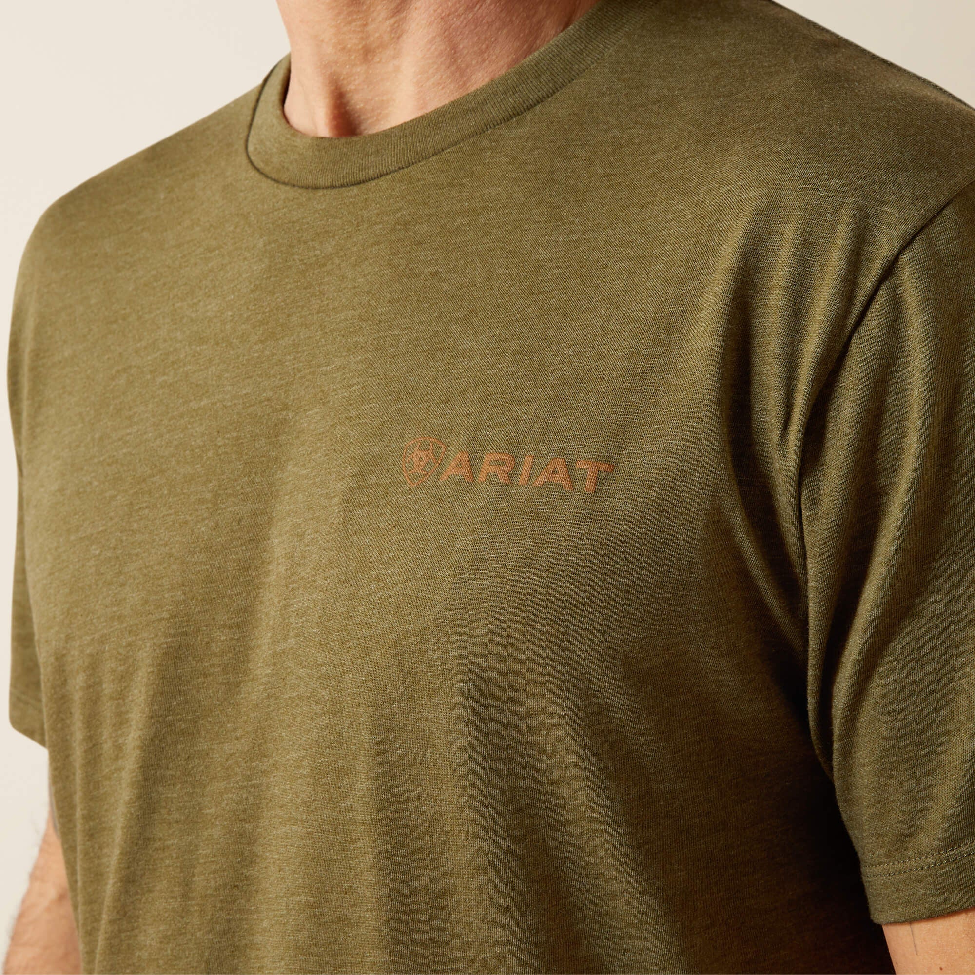 Ariat Ropers Seal T-Shirt Men - MILITARY HEATHER
