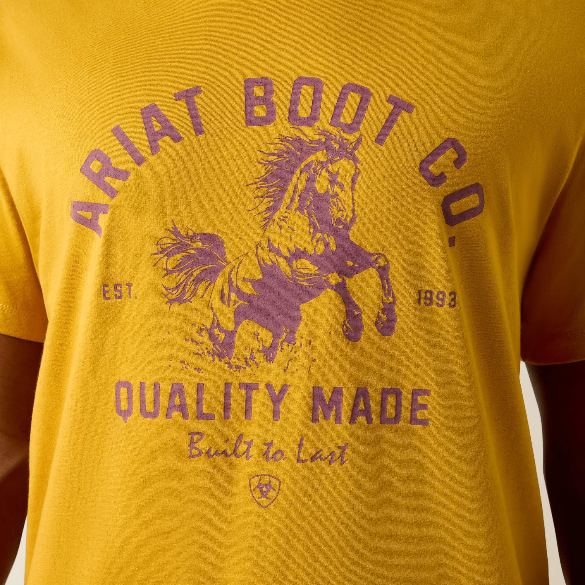 Ariat College Bronc Classic Fit T-Shirt Men - CHAI TEA