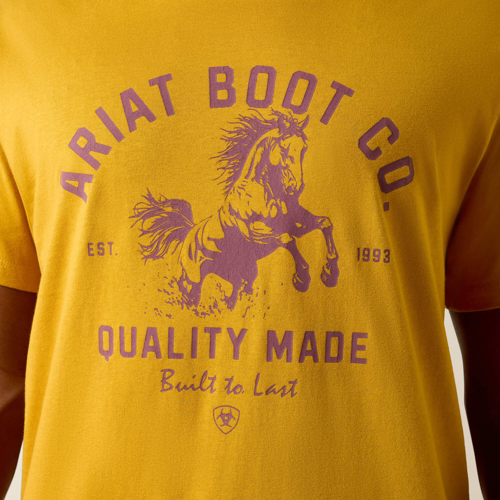Ariat College Bronc Classic Fit T-Shirt Men - CHAI TEA