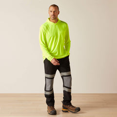 Rebar Sunblocker Hooded T-Shirt Men - SAFETY YELLOW