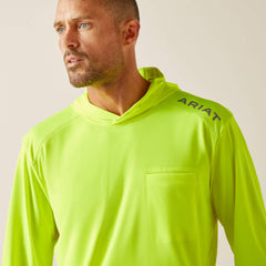 Rebar Sunblocker Hooded T-Shirt Men - SAFETY YELLOW
