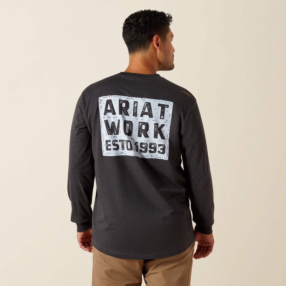 Rebar Workman Brickyard T-Shirt Men - CHARCOAL HEATHER