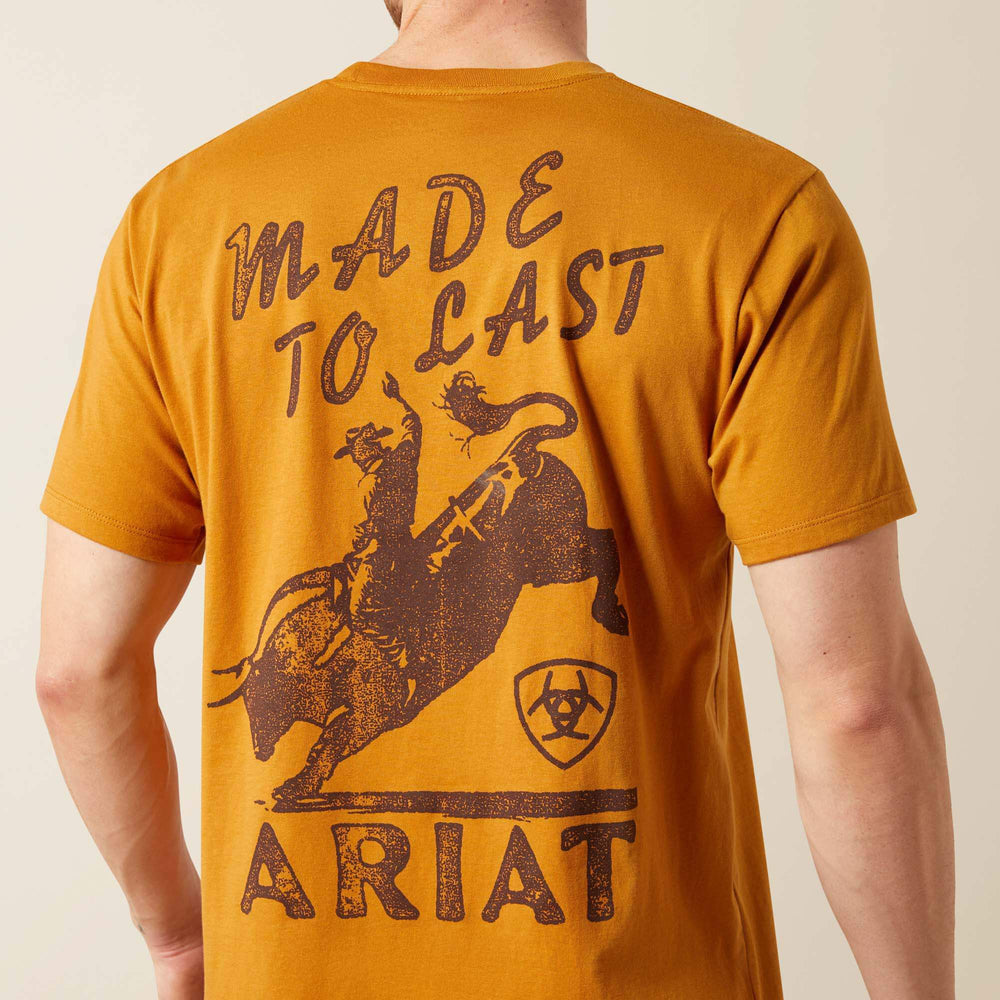 Ariat Big Bull Rider T-Shirt Men - BONE BROWN