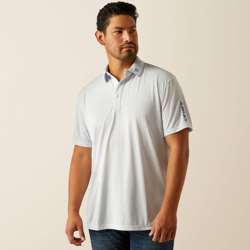 Team Logo Polo Men - HALOGEN BLUE