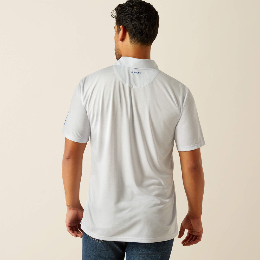 Team Logo Polo Men - HALOGEN BLUE