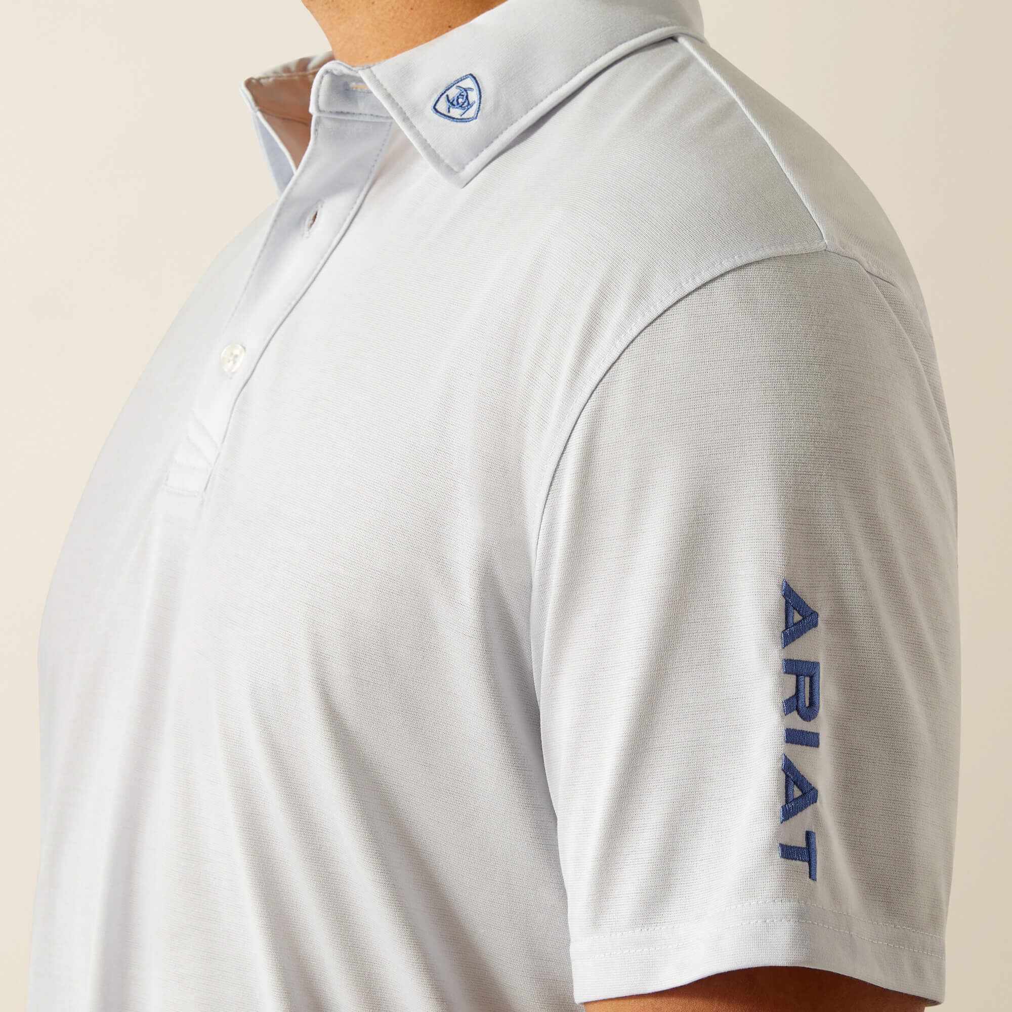 Team Logo Polo Men - HALOGEN BLUE