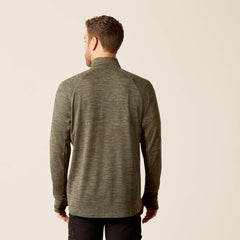 Rebar Gridwork Baselayer 1/4 Zip T-Shirt Men - BEETLE