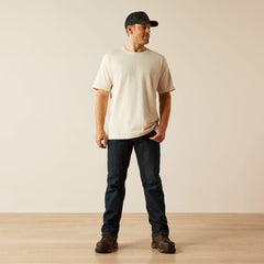 Rebar Cotton Strong Standard T-Shirt Men - MOONBEAM