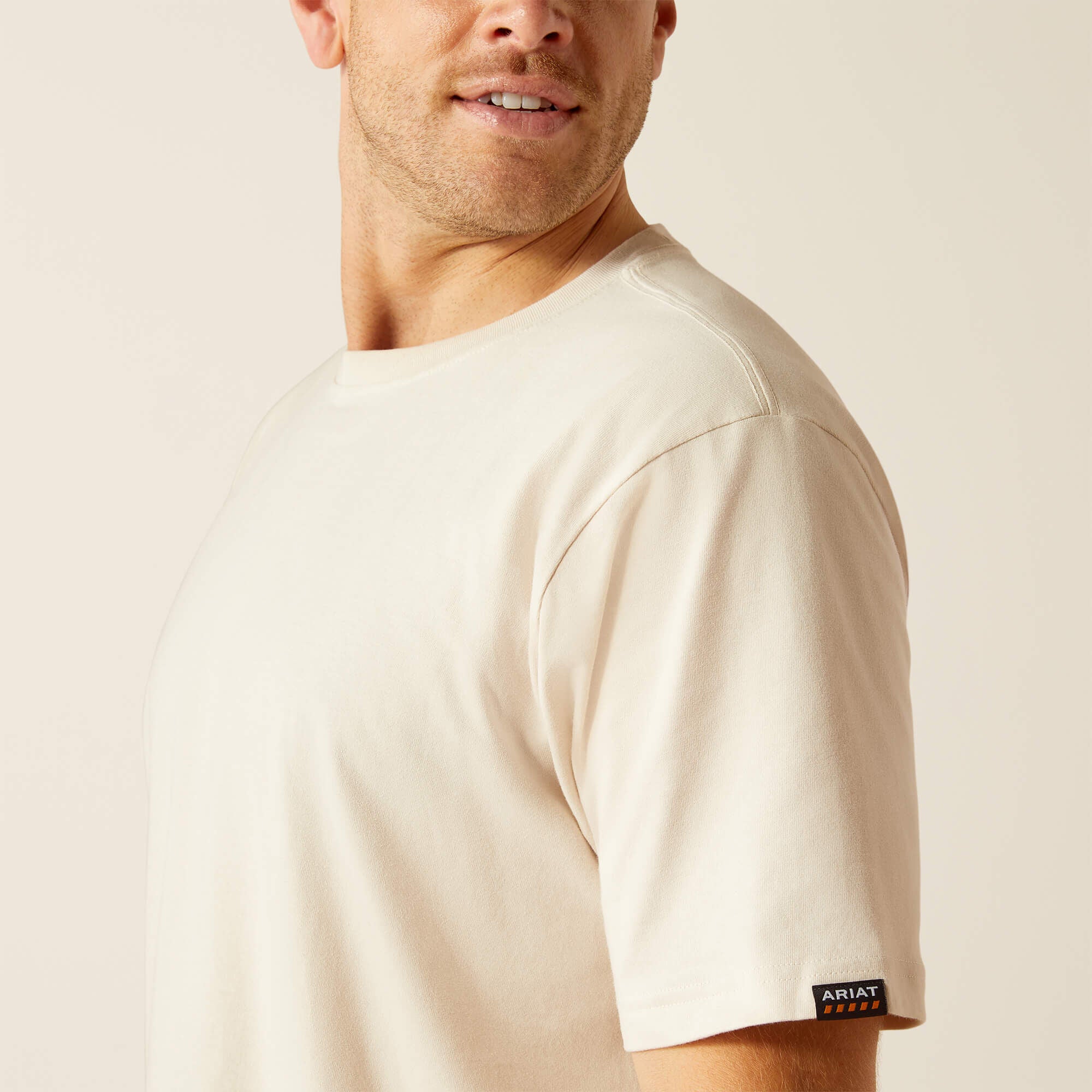 Rebar Cotton Strong Standard T-Shirt Men - MOONBEAM