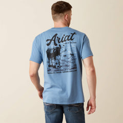 Ariat Cattle Co. T-Shirt Men - CORONET BLUE