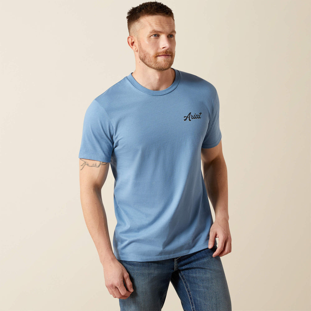 Ariat Cattle Co. T-Shirt Men - CORONET BLUE