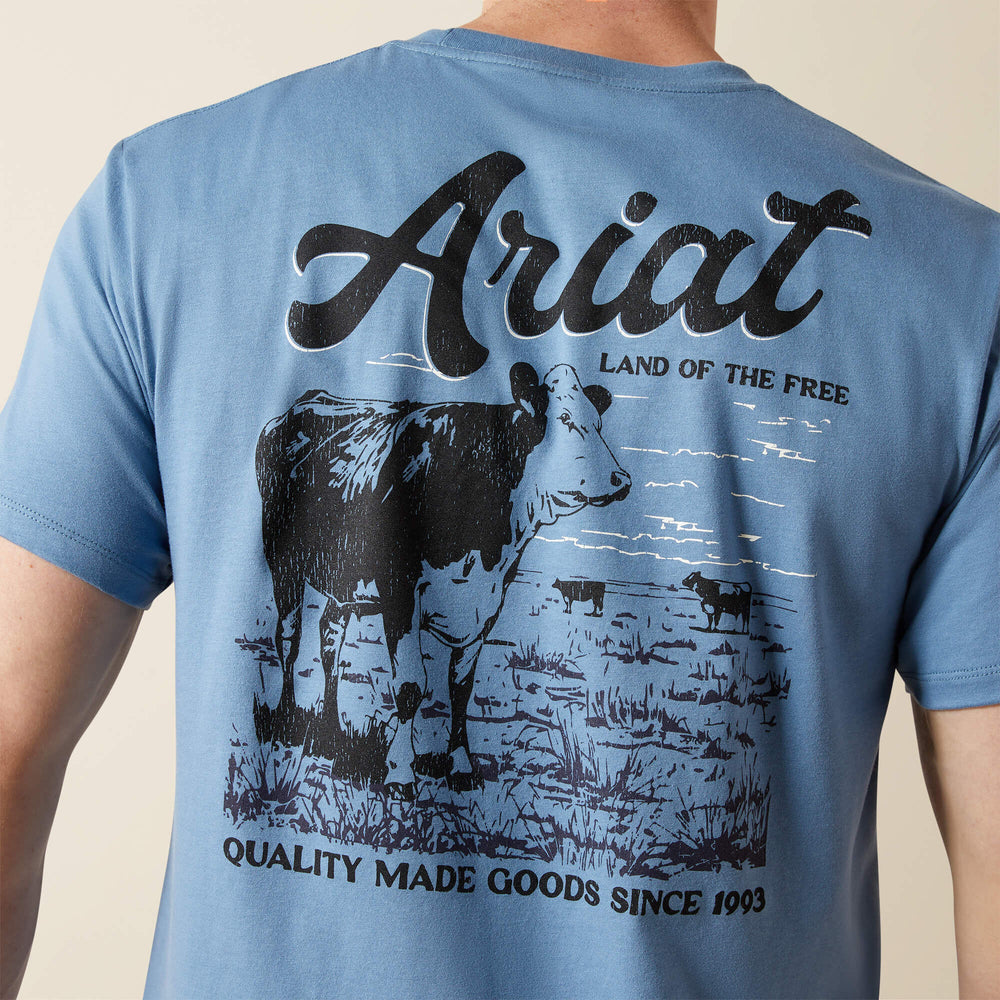 Ariat Cattle Co. T-Shirt Men - CORONET BLUE