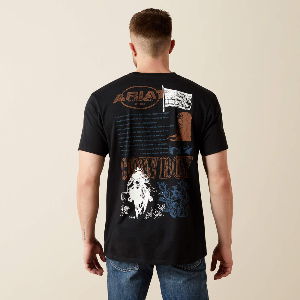 Ariat Maximal Collage T-Shirt Men - BLACK
