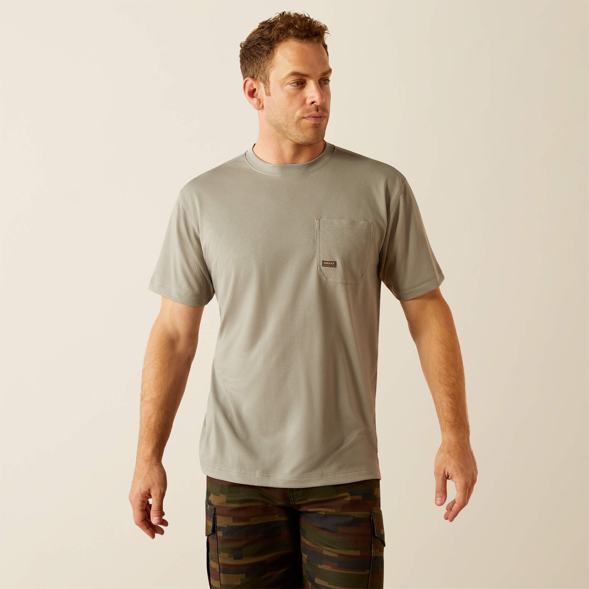 Rebar Heat Fighter Staple T-Shirt Men - WILD DOVE