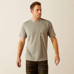 Rebar Heat Fighter Staple T-Shirt Men - WILD DOVE