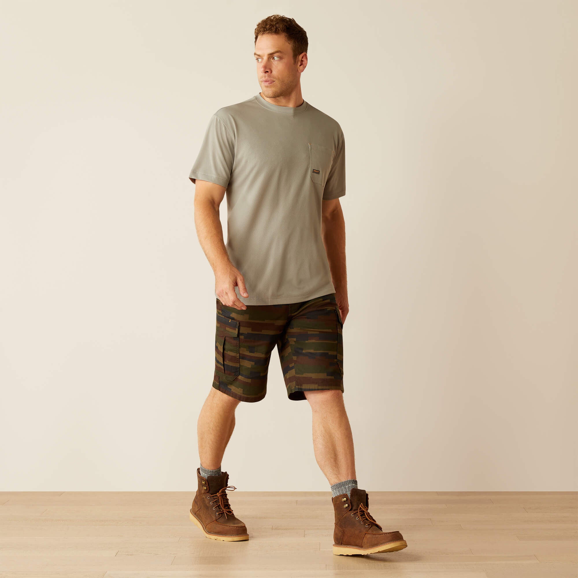 Rebar Heat Fighter Staple T-Shirt Men - WILD DOVE