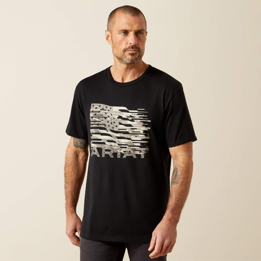 Ariat Freedom Flag T-Shirt Men - BLACK