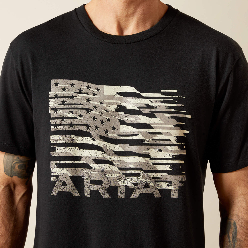 Ariat Freedom Flag T-Shirt Men - BLACK