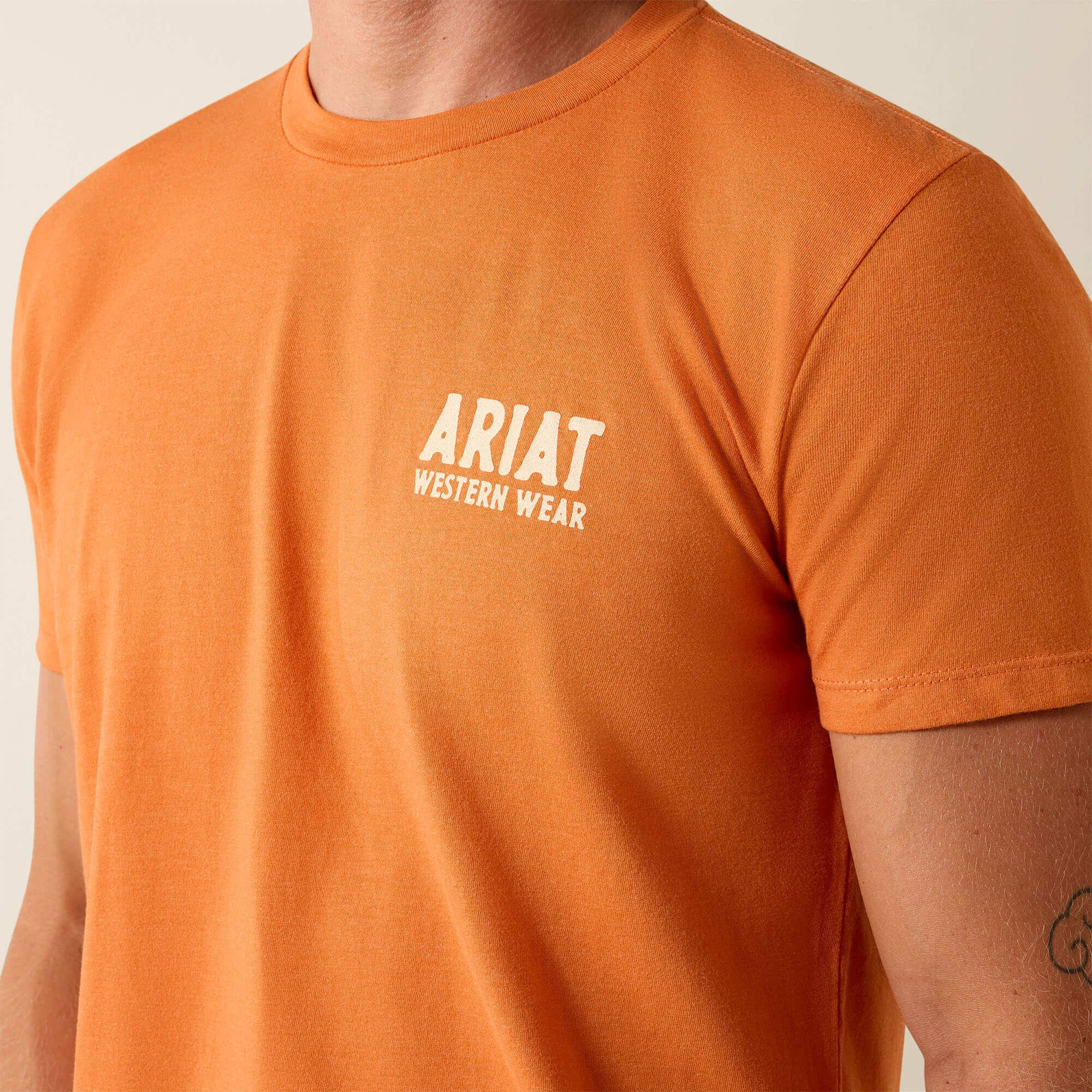 Ariat Outline Shop T-Shirt Men - PAPAYA