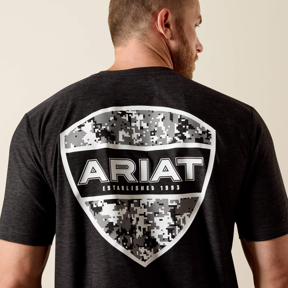 Ariat Digi Shield T-Shirt Men - GREY HEATHER
