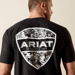 Ariat Digi Shield T-Shirt Men - GREY HEATHER