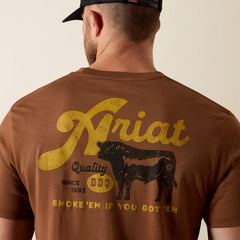 Ariat BBQ Smoke Classic Fit T-Shirt Men - SOFT SILT