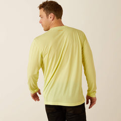 Rebar Heat Fighter Staple T-Shirt Men - LIME SHERBERT