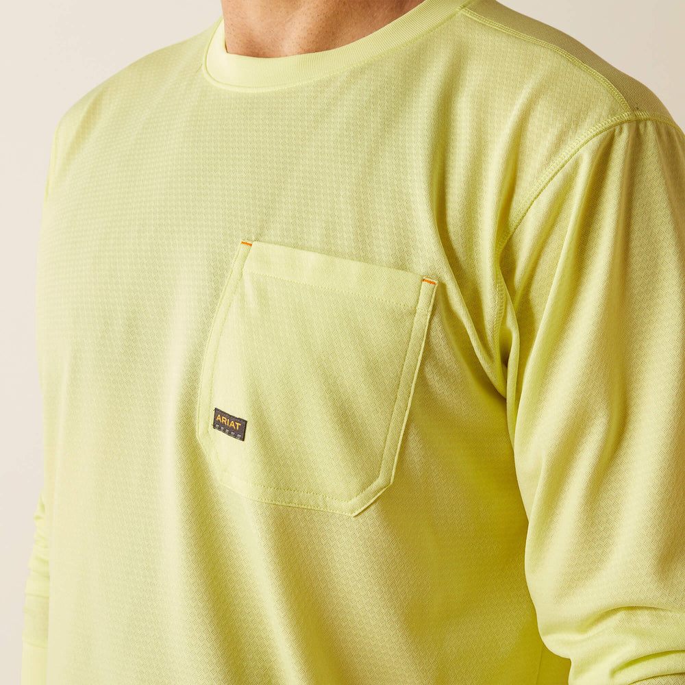 Rebar Heat Fighter Staple T-Shirt Men - LIME SHERBERT