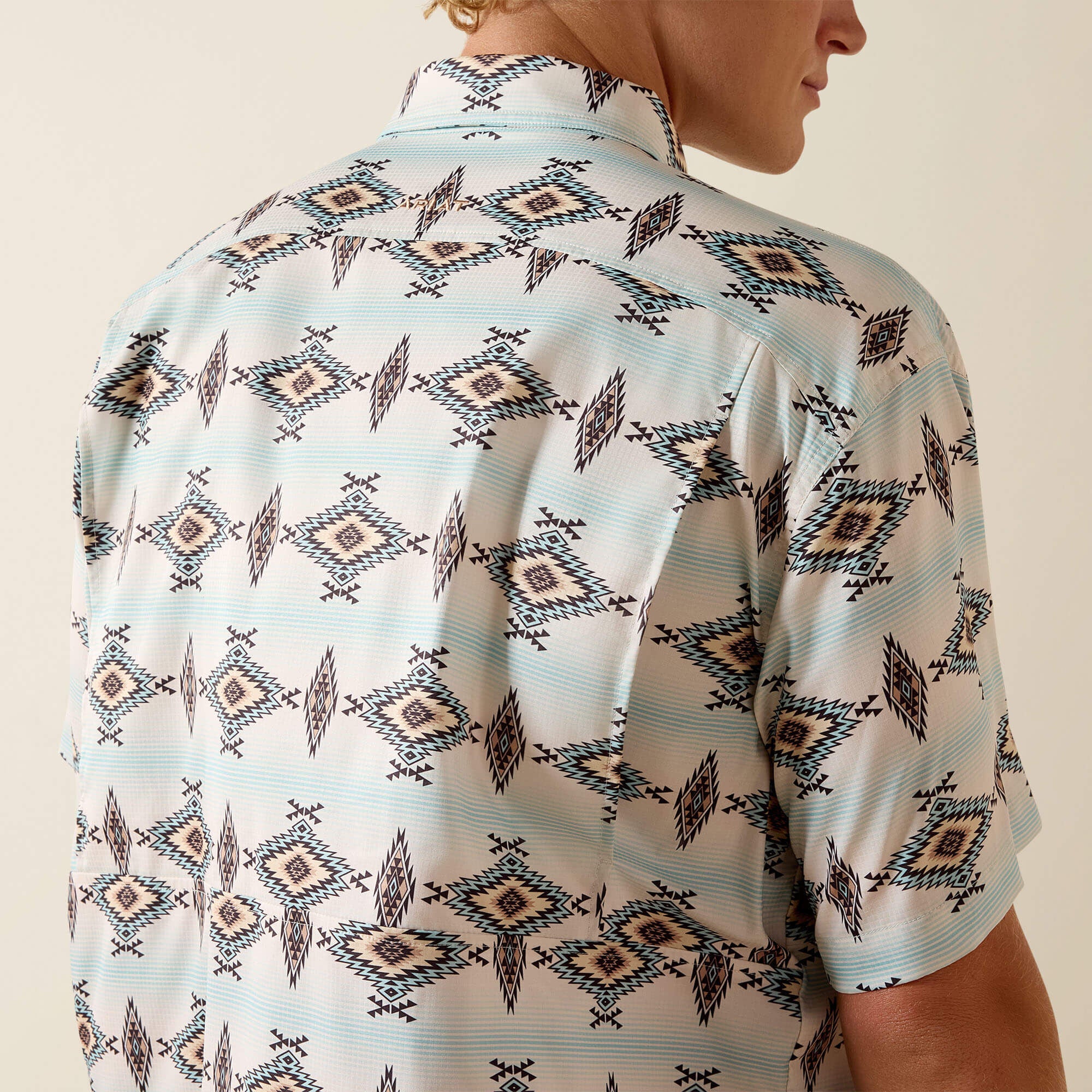 Printed VentTEK Classic Fit Shirt Men - OFF WHITE
