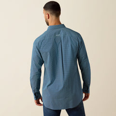Jordi Fitted Shirt Men - POSEIDON GEO PRINT
